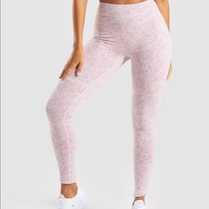 Fleur texture leggings, pink new with tags